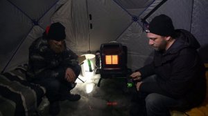 -35 Degrees Ice Fishing Camping For First Time