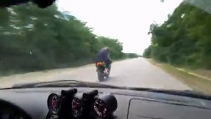 Лада Приора турбо vs Мотоцикл Сузуки - Lada Priora turbo vs Moto Suzuki