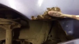 Ремонт порога и крыла акцент 04 часть3