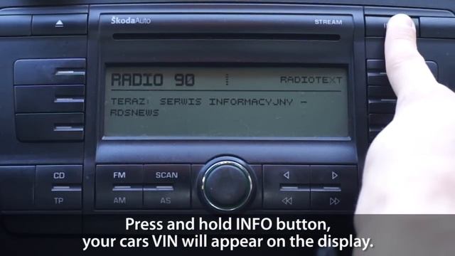 How to enter Skoda Octavia II STREAM radio hidden menu (service debug mode) смотреть онлайн