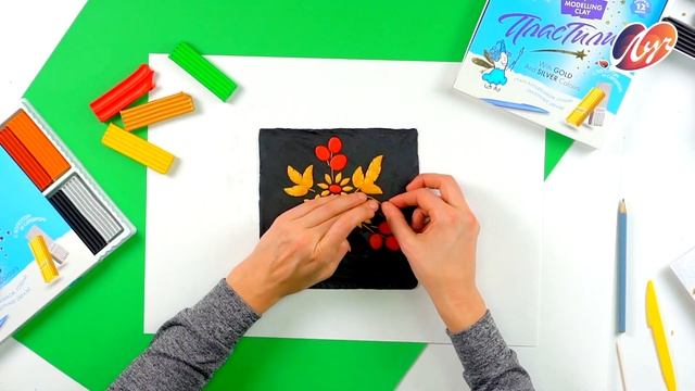 Пластилиновые поделки. Хохлома! смотреть онлайн