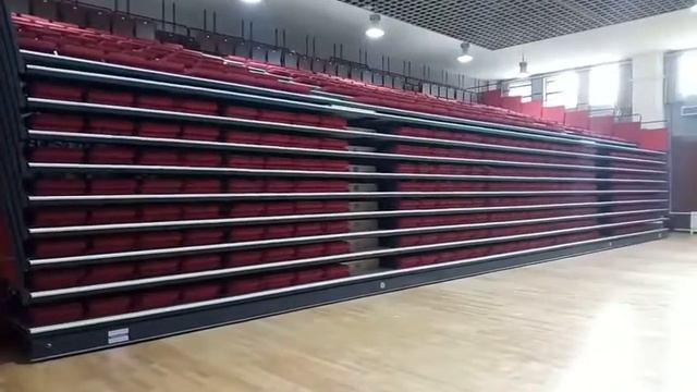 Автоматическая система ступеней со складными креслами, бличер, компании Интермебель