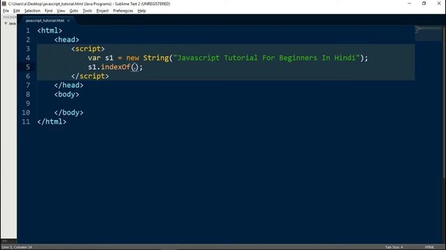 JavaScript Tutorial In Hindi | String Methods/Functions In JavaScript (Part-34)