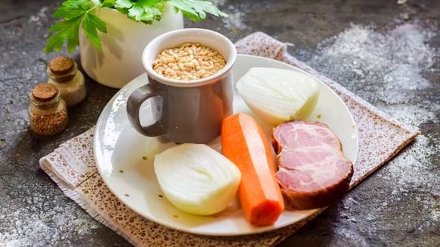 Суп пюре из перловой крупы