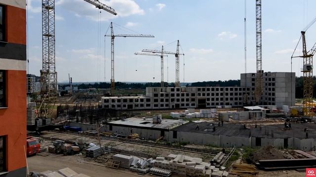 ЖК Новая Рига — съёмка с воздуха (июль 2021) смотреть онлайн