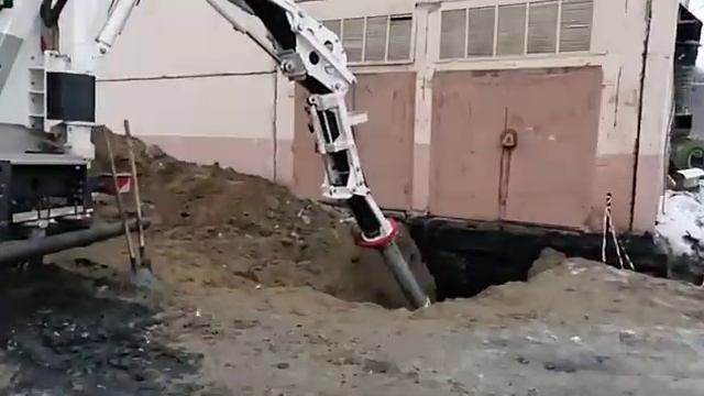 Работа вакуумного экскаватора MTS Mega-Vac смотреть онлайн