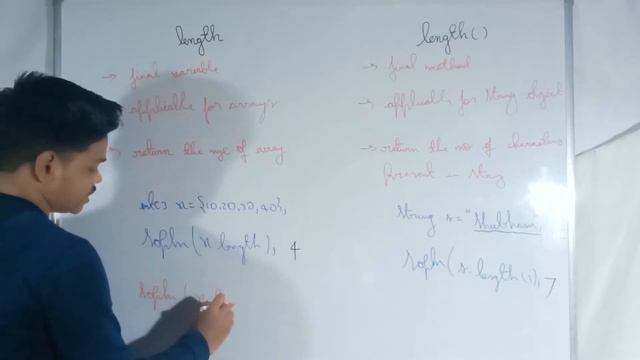 Lec-1.10: length( ) Method Vs length Variable | CORE JAVA COMPLETE COURSE IN HINDI смотреть онлайн