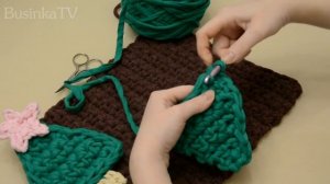 Ёлочка из трикотажной пряжи (мастер-класс)