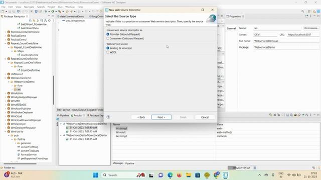 Webservices Demo | Soap-Ui testing |Web-service Descriptor | Webmethods 10.x