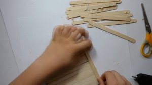Шкатулка из палочек от мороженого