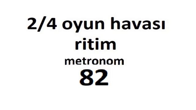2/4 Ankara oyun havası ritim. (metronom 82) смотреть онлайн