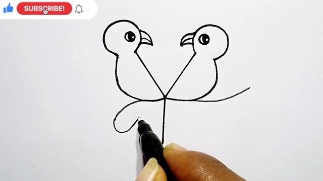 How To Turn Letter Y Into Two Sperrow Bird Easy Drawing || Step By Step Sperrow Drawing || Art смотреть онлайн