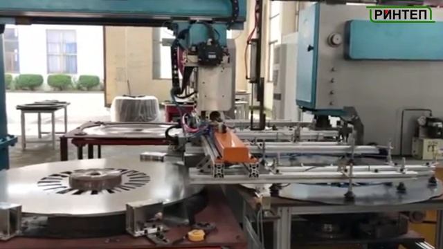 Линия для изготовления статоров двигателя с вырубным штампом смотреть онлайн