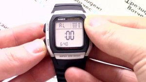 Часы Casio Illuminator W-96H-1A [W-96H-1AVEF] - Видео обзор и инструкция от от PresidentWatches.Ru