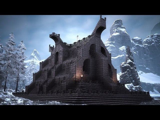 How To Build A Candlehearth Hall [ Skyrim  ] - Conan Exiles Age Of Sorcery