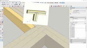 обвязка фундамента доской в sketchup tying the foundation with a board sketchup