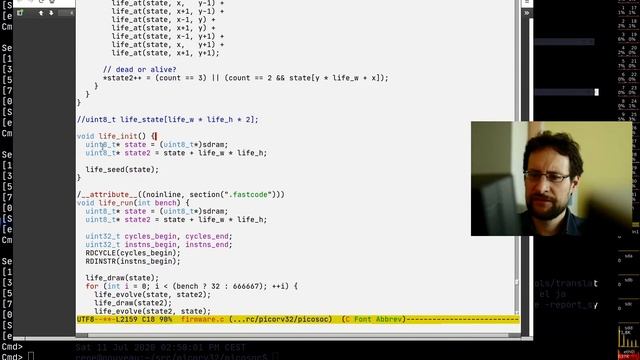 Optimizing RISCV FPGA by caching spi flash in sram and a new open source soft core!
