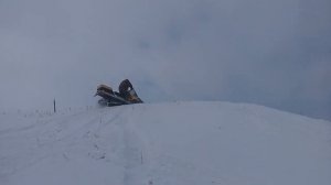 Снегоход тундра 550 по глубокому снегу