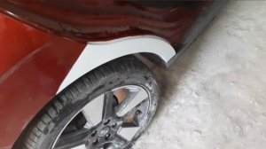Kia Soul рихтовка покраска крыла и двери в переход
