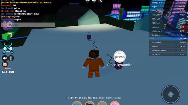 I got 12k bounty and disconnected ); (ROBLOX Jailbreak) смотреть онлайн