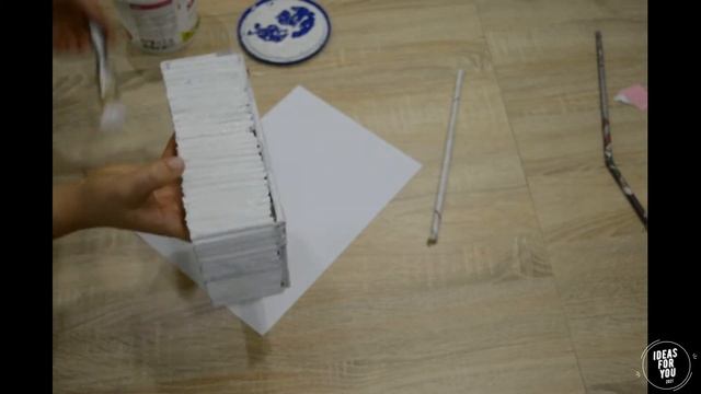 craft from a box of porridge and newspaper (поделка из коробки из под каши и газеты) смотреть онлайн