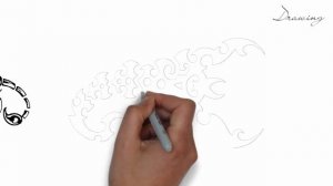 How to draw scorpion tattoo |  Tattoo of Scorpion | Scorpion tattoo design