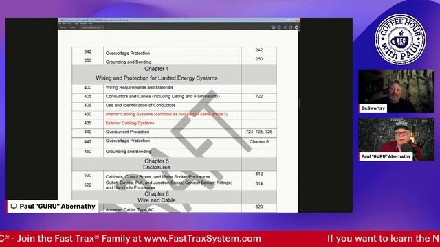 Coffee Hour with Paul | Proposed 2026 NEC Structure смотреть онлайн