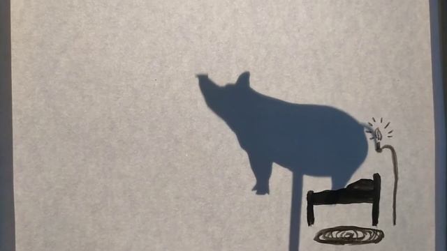 Театр теней Сказка о глупом мышонке