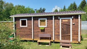 Баня мобильная из бруса в чашу. Отзыв √ 32.