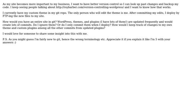 Wordpress: Workflow for working with git and WordPress смотреть онлайн