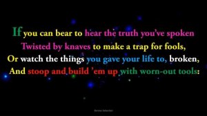 If - Poem By Rudyard Kipling - Song