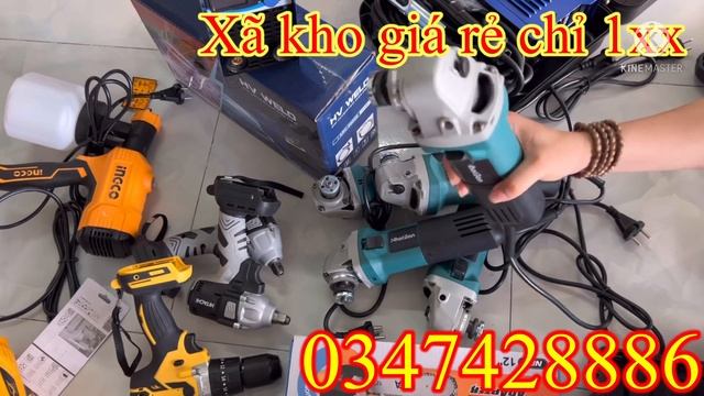 Dọn kho thanh lý máykhoan,Bulong, máy mài,máy hanmini,máy phunSơn điện,giá rẻ chỉ 1xx ,Lh 034742888