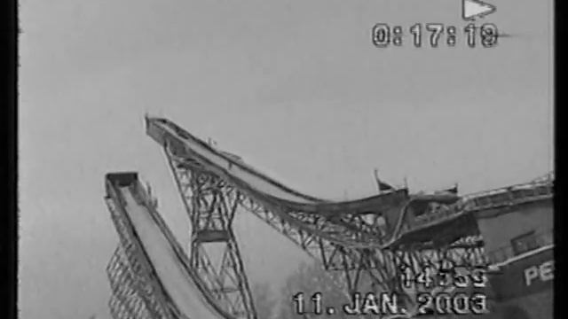 Страшное падение с большого Кавголовского трамплина. Жесть. Ski Jumping
