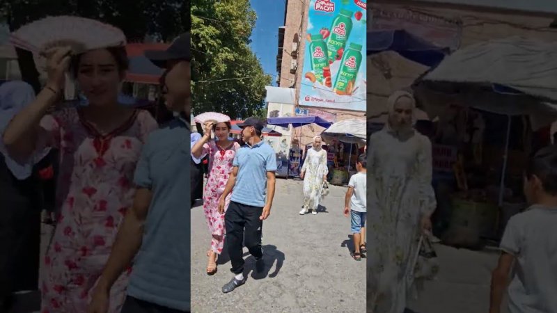 Приехали в Худжанд на базар