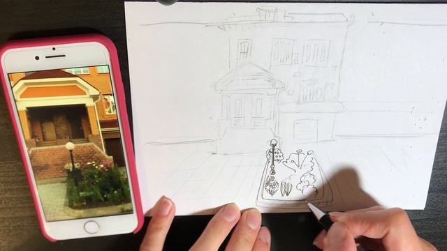 Рисуем город с Лузгиной. смотреть онлайн