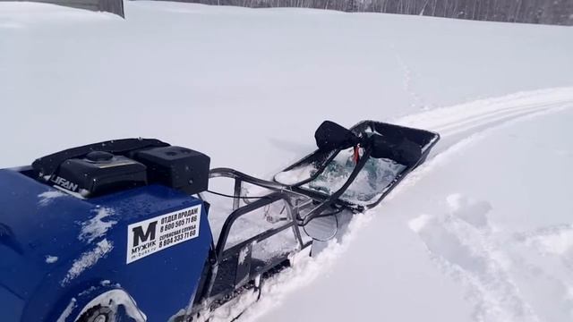 Мотобуксировщик МУЖИК краткий обзор