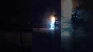 Замыкание на столбе