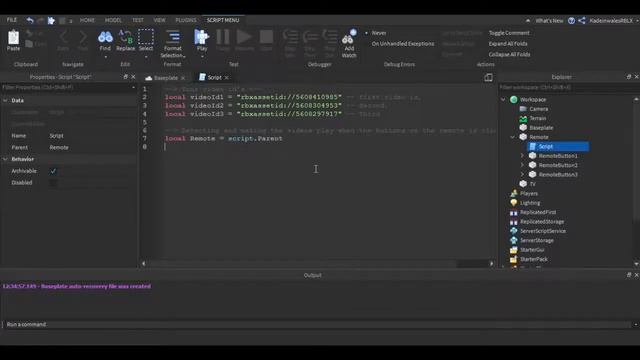How to make a VIDEO FRAME TV - Roblox Studio