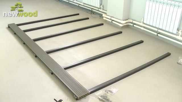 Монтаж террасной доски, декинга "NewWood".mpg смотреть онлайн