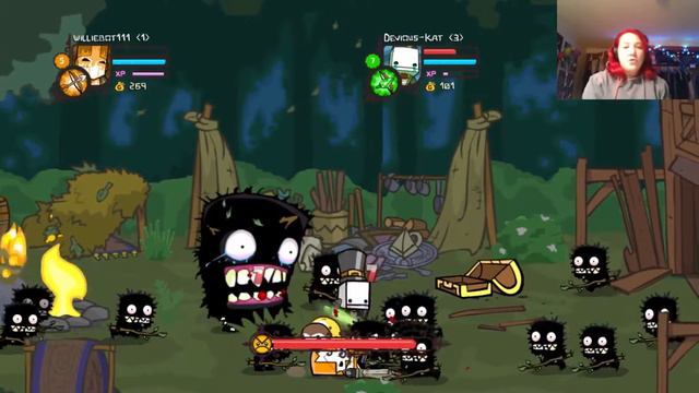Castle Crashers with Kat and Will! (Pt. 2) смотреть онлайн