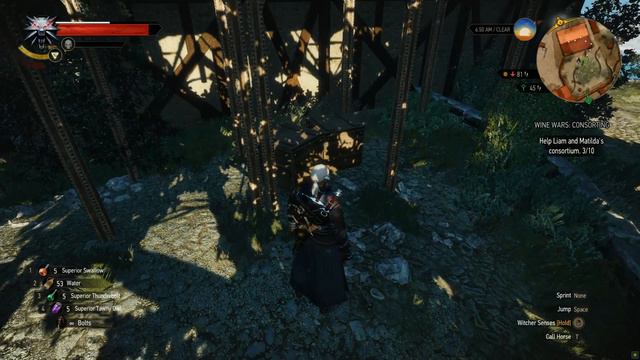 The Witcher 3 Wild Hunt - Cursed oil location смотреть онлайн