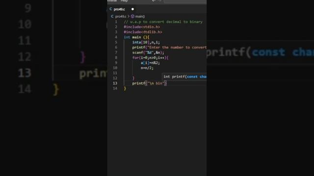 How to convert thishow to convert decimal to binary | convert decimal to binary in c language???