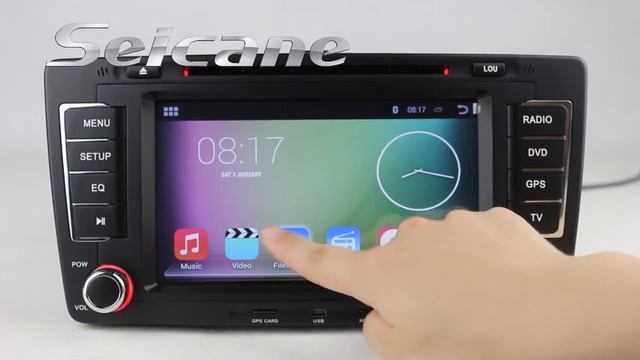 Cheap Skoda Octavia bluetooth radio system support HD 1080P USB SD 3G net Mirror Link смотреть онлайн