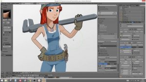 Обводки в реальном времени с помощью модификатора solidify в Blender