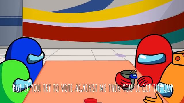 1 HOUR LOOP |  "The Cup Song Remix" Among Us Song (Animated Music Video)
