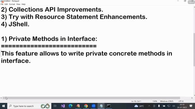 Core Java 26 July 2023