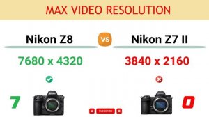 Nikon Z8 vs Nikon Z7 II Comparison: 10 Reasons to buy the Z8 and 3 Reasons to buy the Z7 Mark II