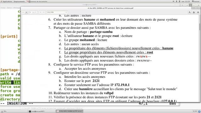 7 TP transfert 3 - Administration Linux: serveurs NFS, SAMBA et FTP sous CentOS7 (partie serveur) смотреть онлайн