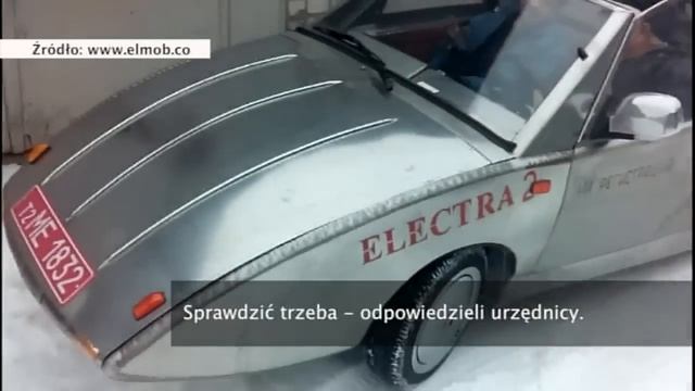 Электромобиль Электра   Михалыч на польском телевидении Электромобиль Электра