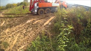 Внедорожная эвакуация, КАМАЗ против БУЛЬДОЗЕРА